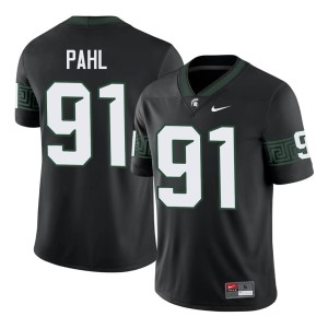 Jackson Pahl College Football #91 Black 2026 Men Spartans Jerseys 796113-322