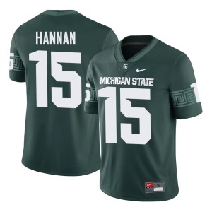 Leo Hannan Green University #15 Michigan State Men's College Football Jersey 906616-379