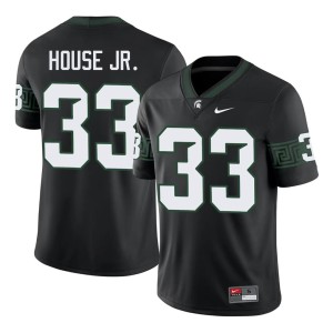 Cory House Jr. Michigan State University Mens College Football University #33 Black Jerseys 104393-248