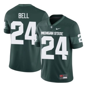 Le'Veon Bell #24 College Football University Michigan State Spartans Green Men's Jersey 960332-761