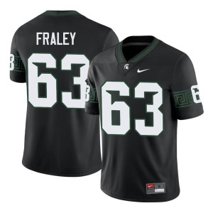 Trent Fraley Black Men College Football #63 Limited Spartans Jersey 585480-853