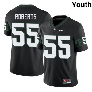 Ben Roberts Michigan State University Spartans Youth Limited College Football #55 Black Jerseys 805591-457