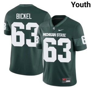 Trent Fraley Youth #63 Player Spartans College Football Green Jerseys 427556-289